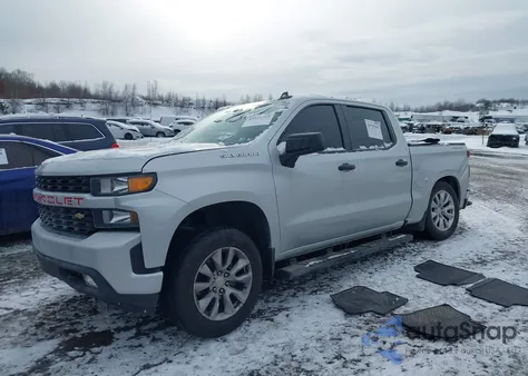 2021 Chevrolet Silverado 1500 4Wd Short Bed Custom from USA, damaged, VIN 3GCPYBEK4MG284411